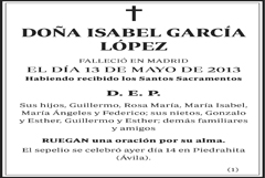 Isabel García López